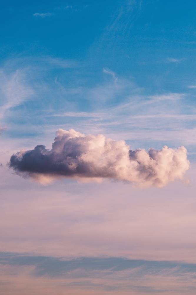 Nube representando el sueño apacible en el párkinson